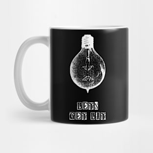 Vintage Lightbulb Let's Get Lit Mug